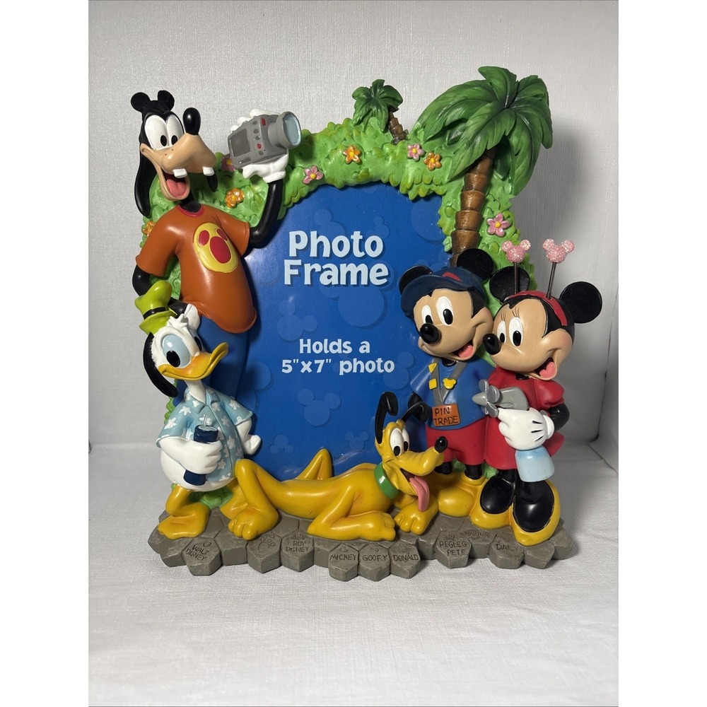 Disney Theme Park Authentic Original Mickey Mouse Friends Vacation Photo Frame